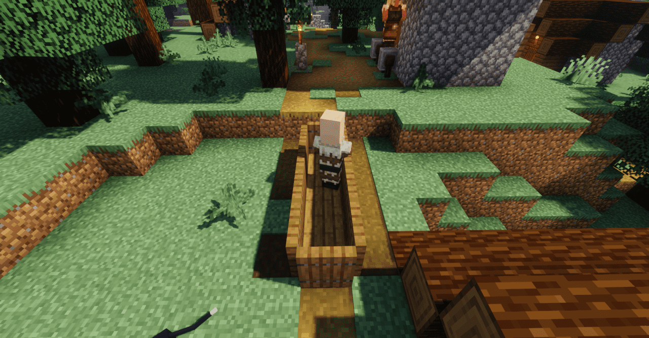 Улучшенная детализация лиц жителей деревни в Minecraft