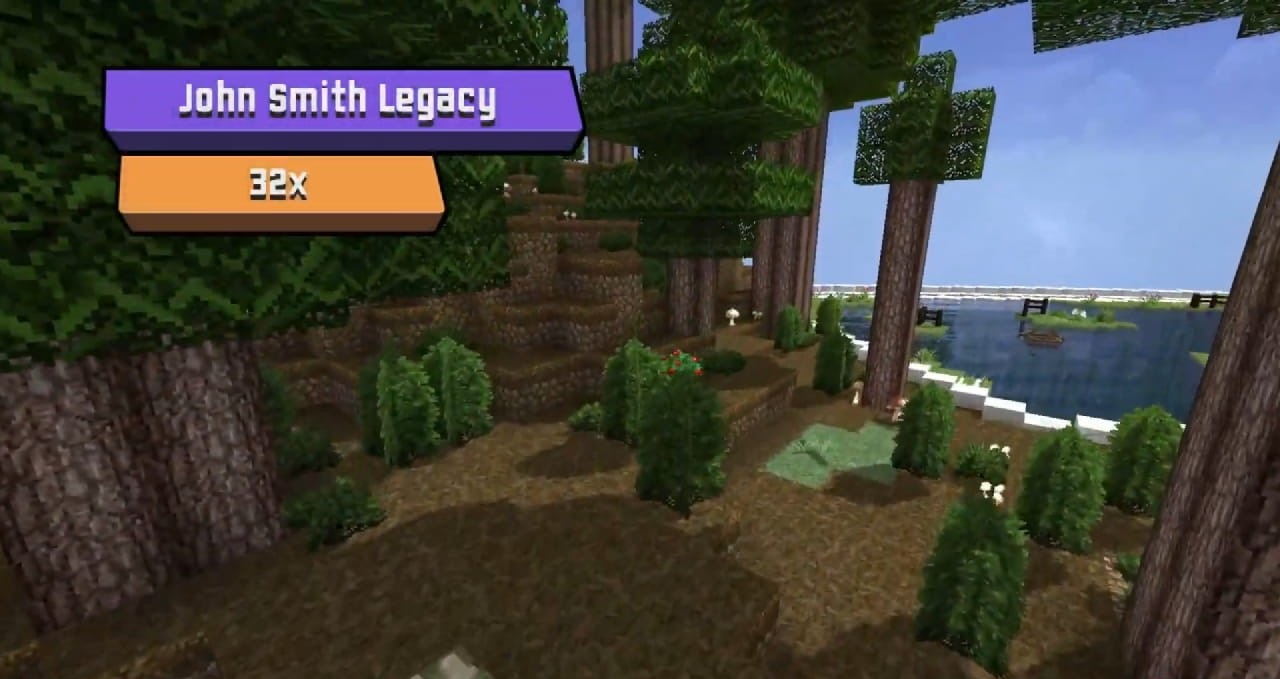 Пример использования John Smith Legacy 3D Models в Minecraft с улучшенной графикой