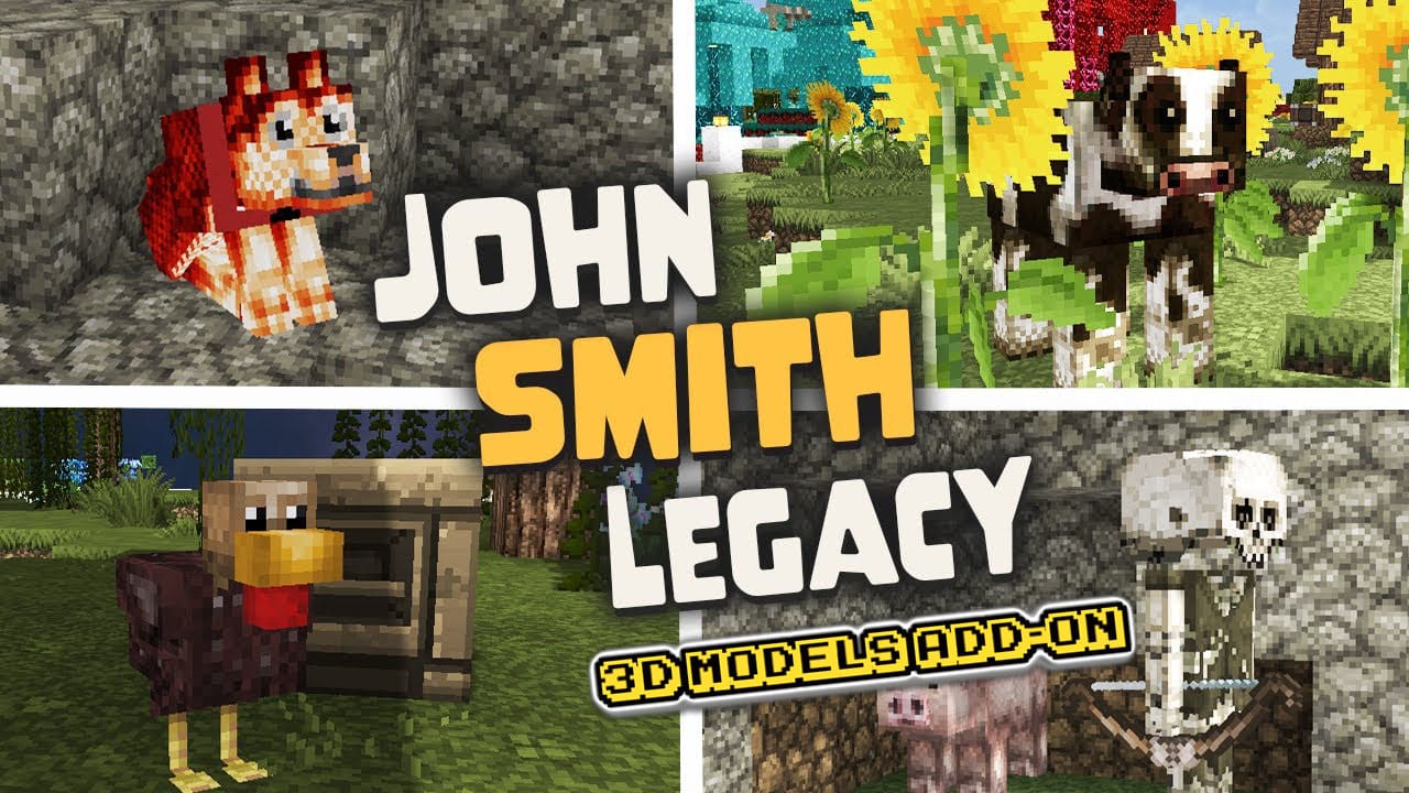 John Smith Legacy 3D Models  1.16.5
