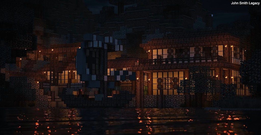 Интерфейс выбора текстурпака John Smith Legacy в настройках Minecraft