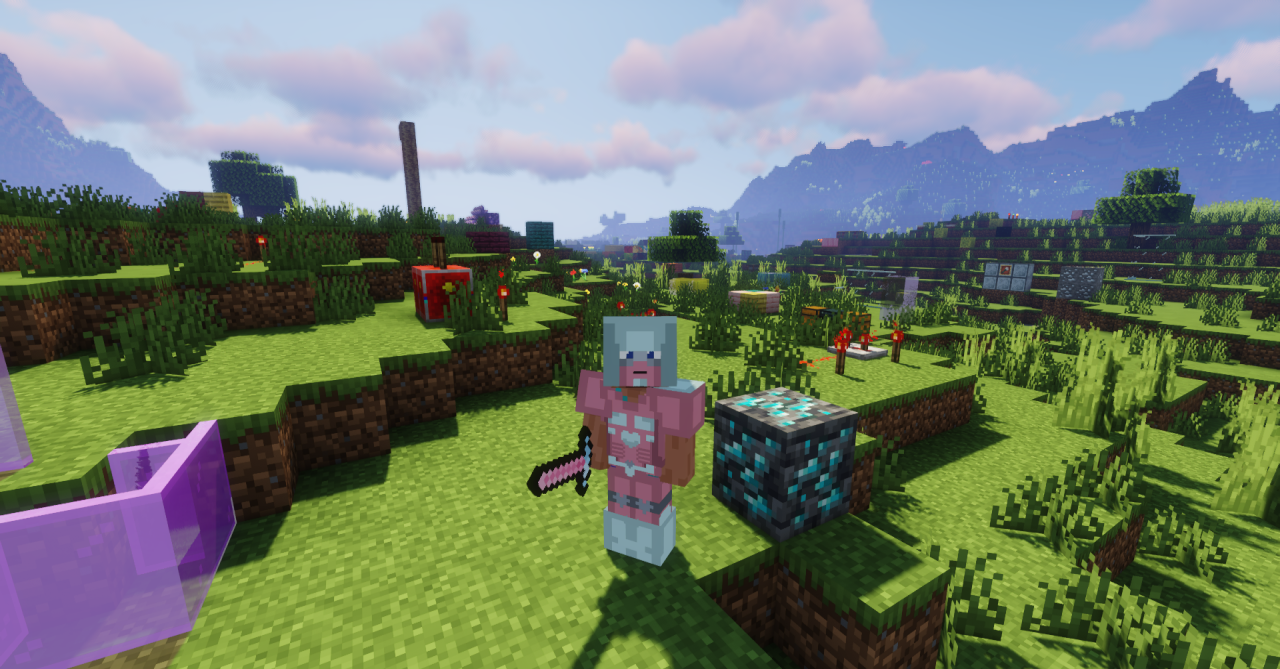 Пример использования текстур Jojo’s Bizarre в подземельях Minecraft