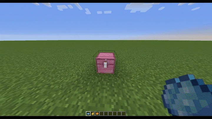 Анимация крафта деревянных инструментов в Minecraft