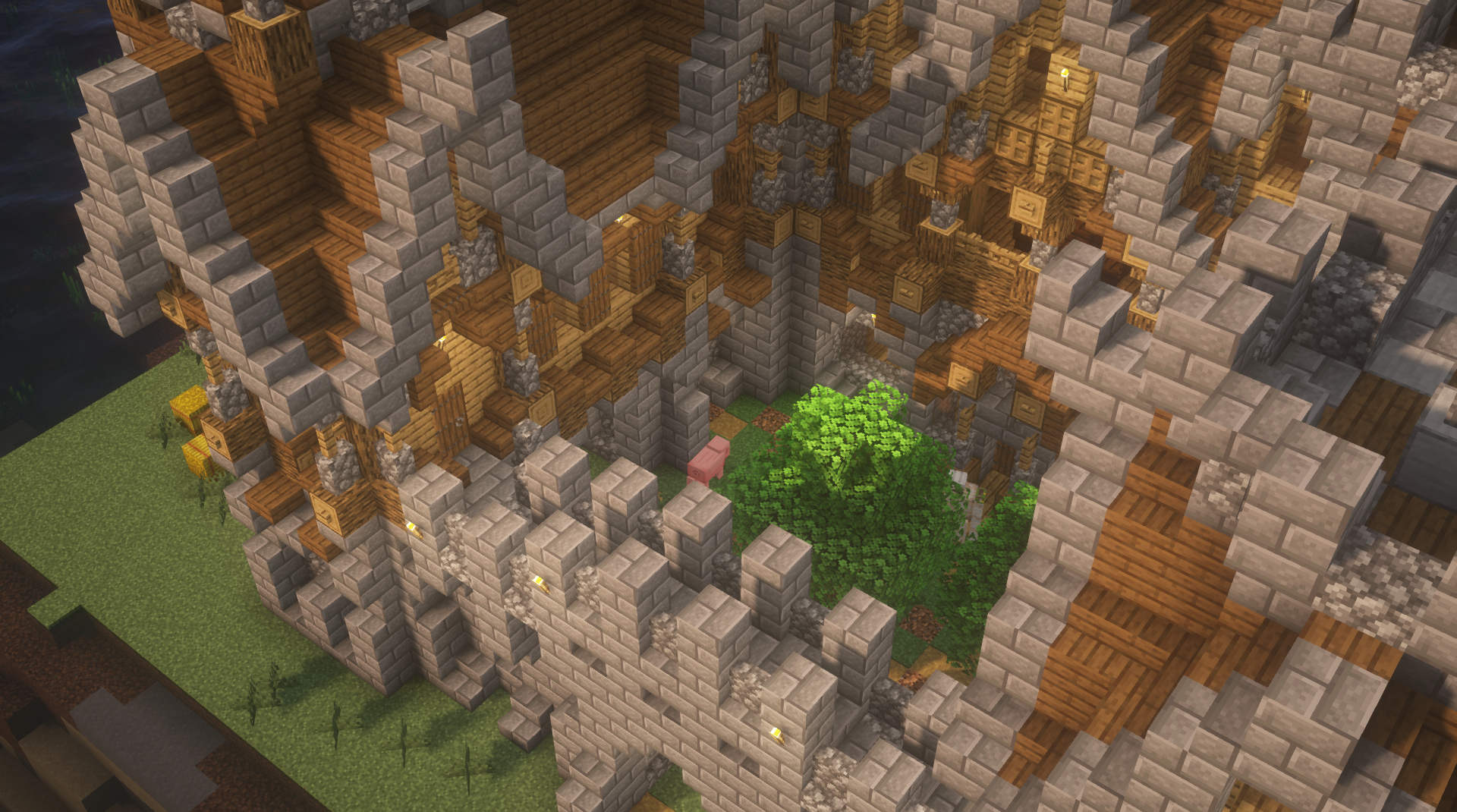 Современные дома из мода Just Another Structure Pack
