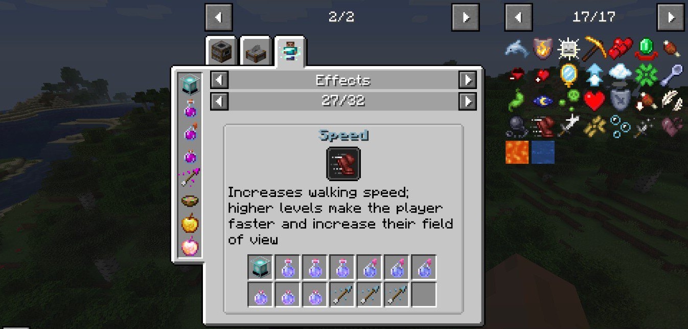 Just Enough Effect Descriptions для Minecraft 1.18.2