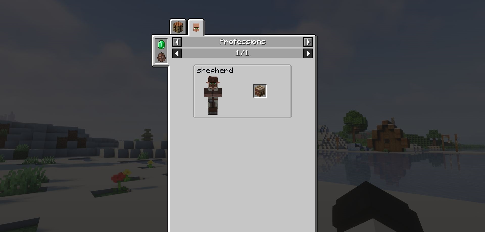 Настройка горячих клавиш для мода Just Enough Professions в Minecraft