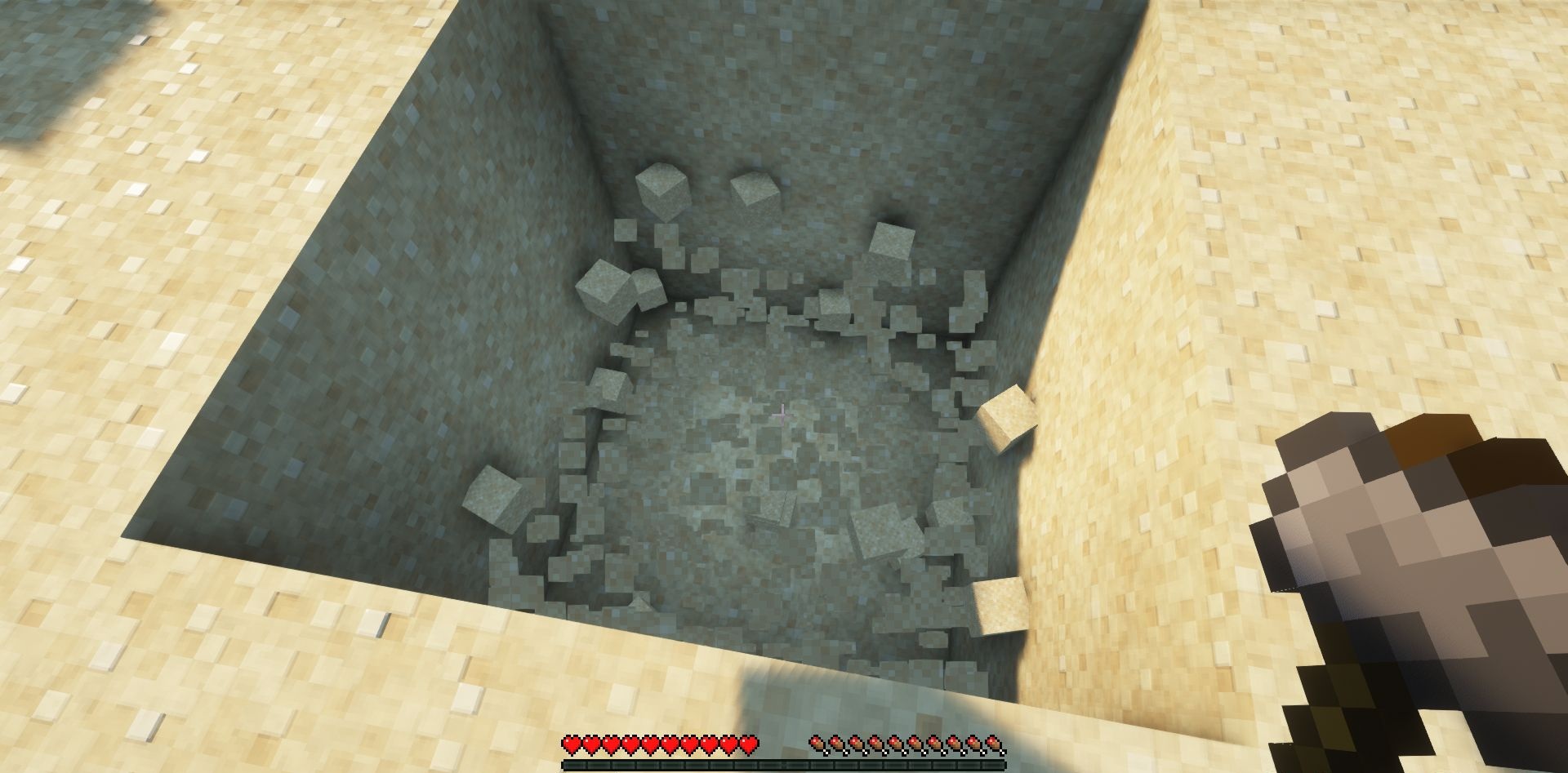 Сравнение разных молотков из мода Just Hammers в Minecraft