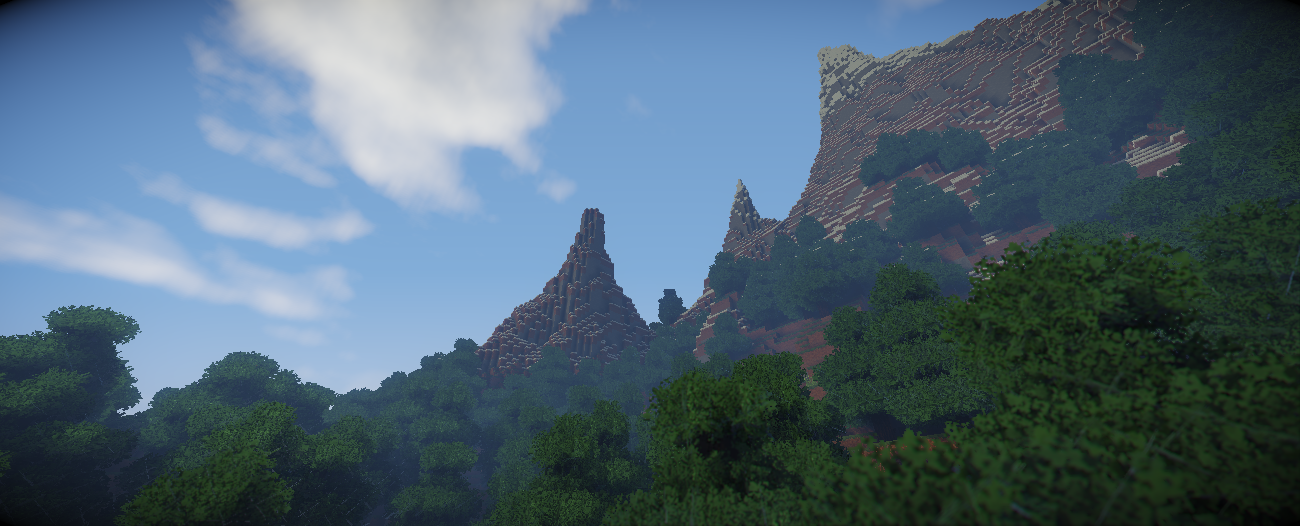 Сравнение графики Minecraft с шейдерами Airlooke42 и без них