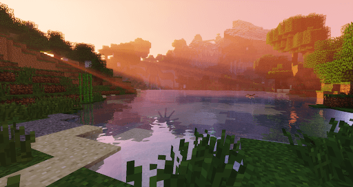 Интерфейс выбора шейдеров в Minecraft с OptiFine