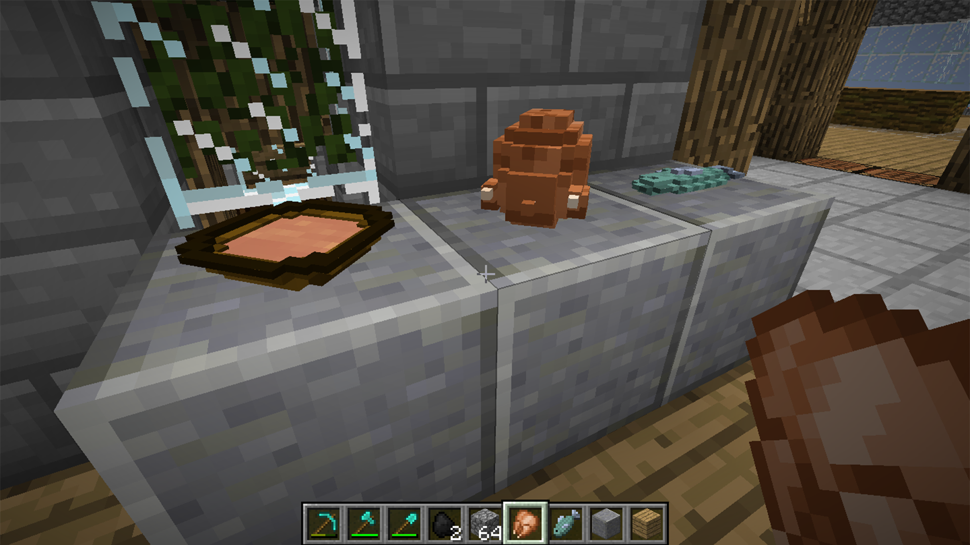 Креативное строительство в Minecraft с использованием разных блоков