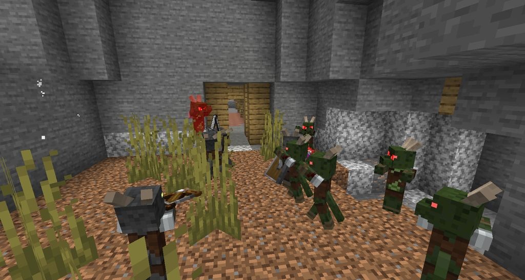 Интерфейс торговли с кобольдом в Minecraft