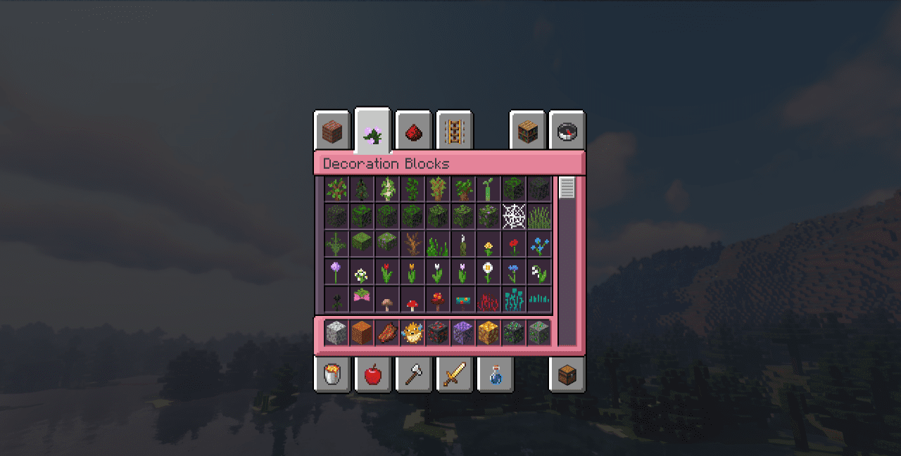 Разнообразие биомов в Minecraft: лес, пустыня, горы