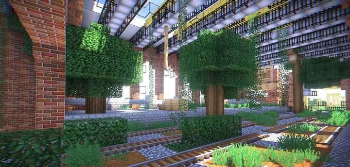 Подземелья Minecraft с шейдерами KUDA, атмосферное освещение пещер