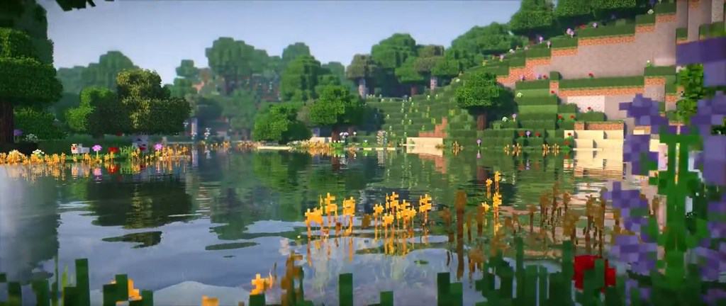 Сравнение графики Minecraft с шейдерами KUDA и без них