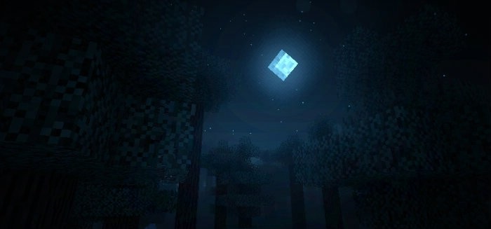 Сравнение Minecraft без шейдеров и с KUDA Shaders: разница в освещении и текстурах