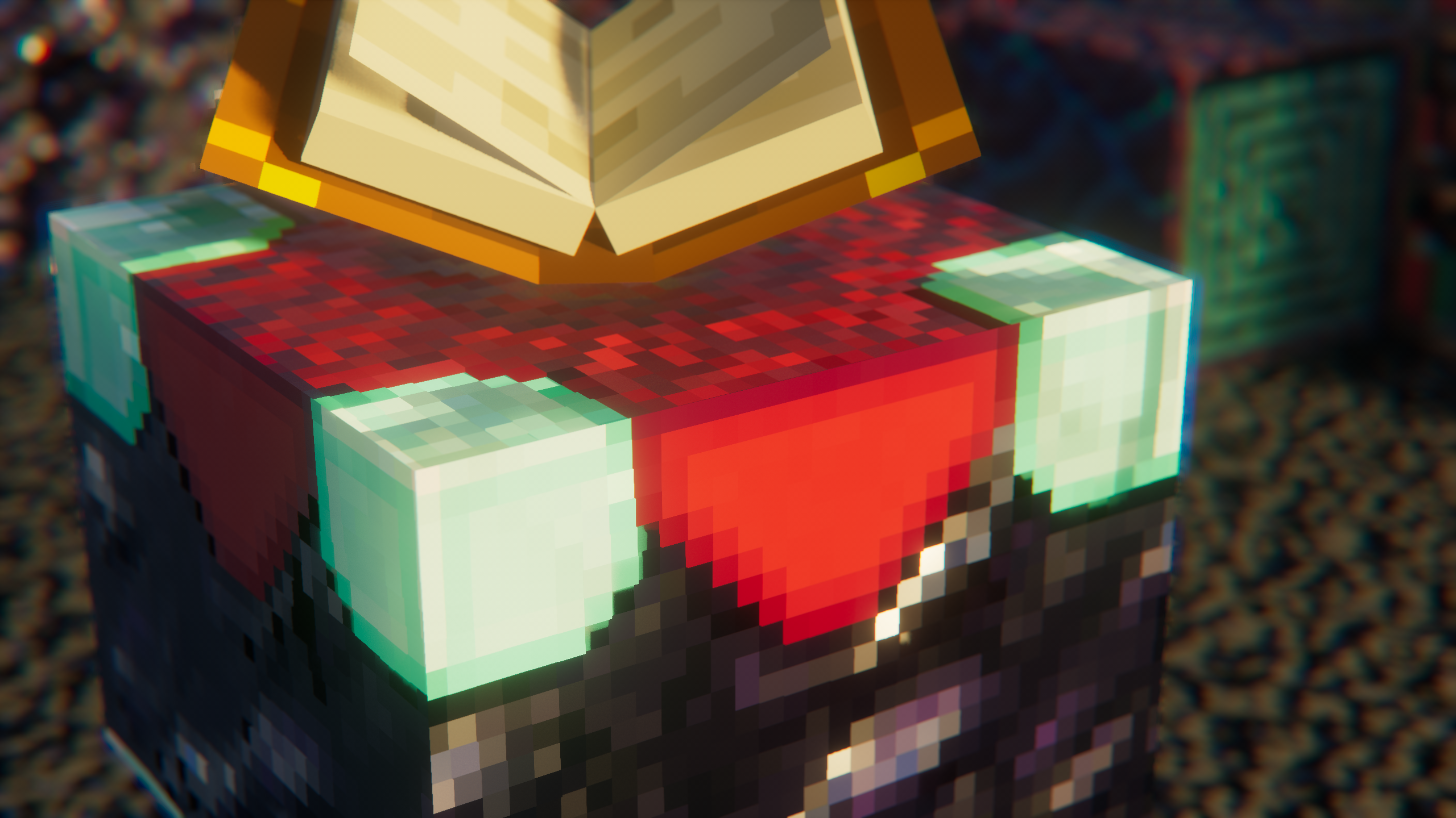 Интерфейс верстака в Minecraft с рецептами крафта