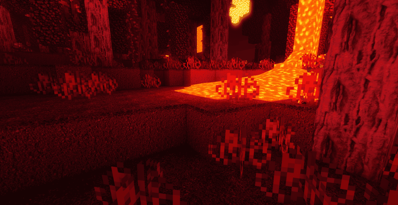 Пример сервера Minecraft с модами и улучшенной графикой