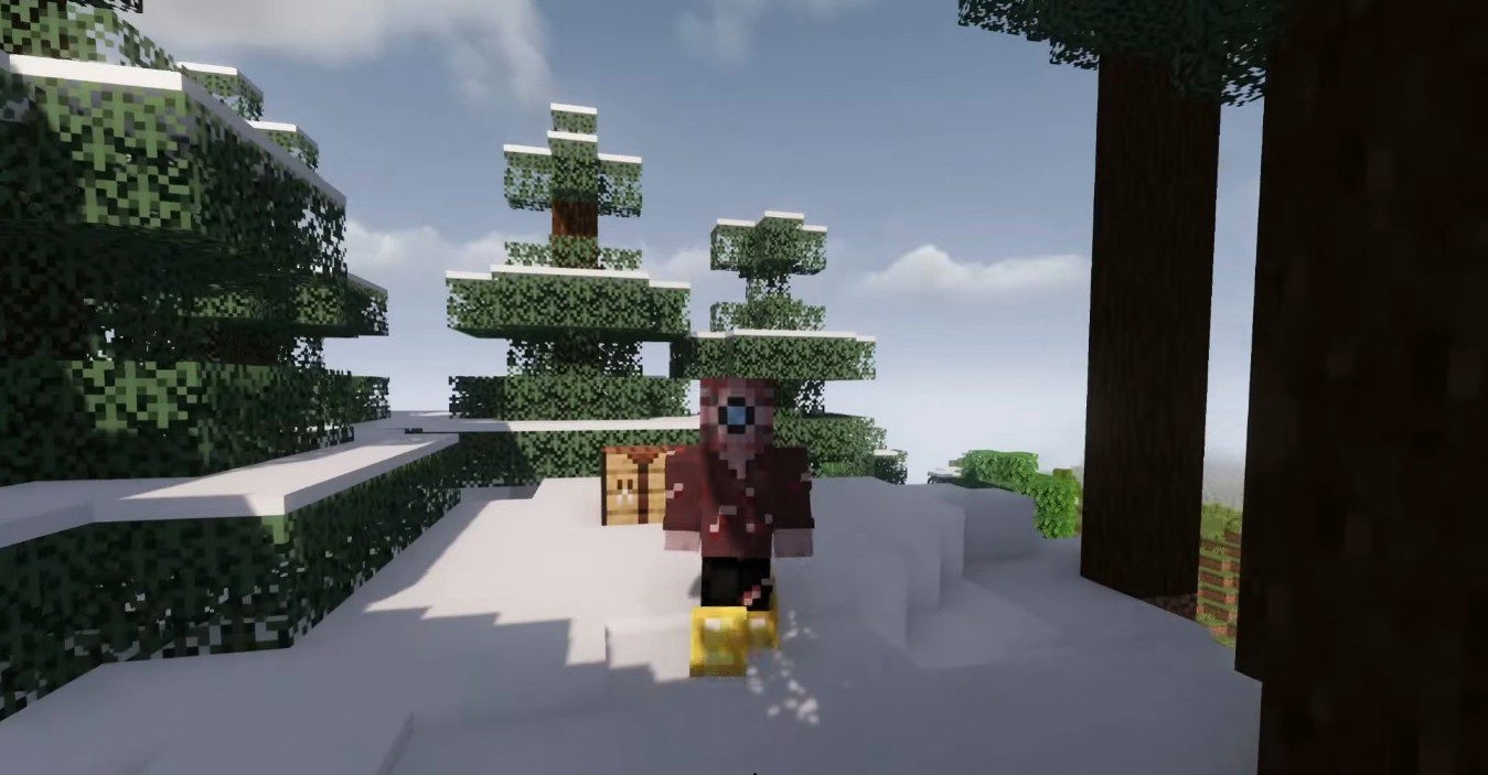 Разноцветные кожаные ботинки в инвентаре Minecraft