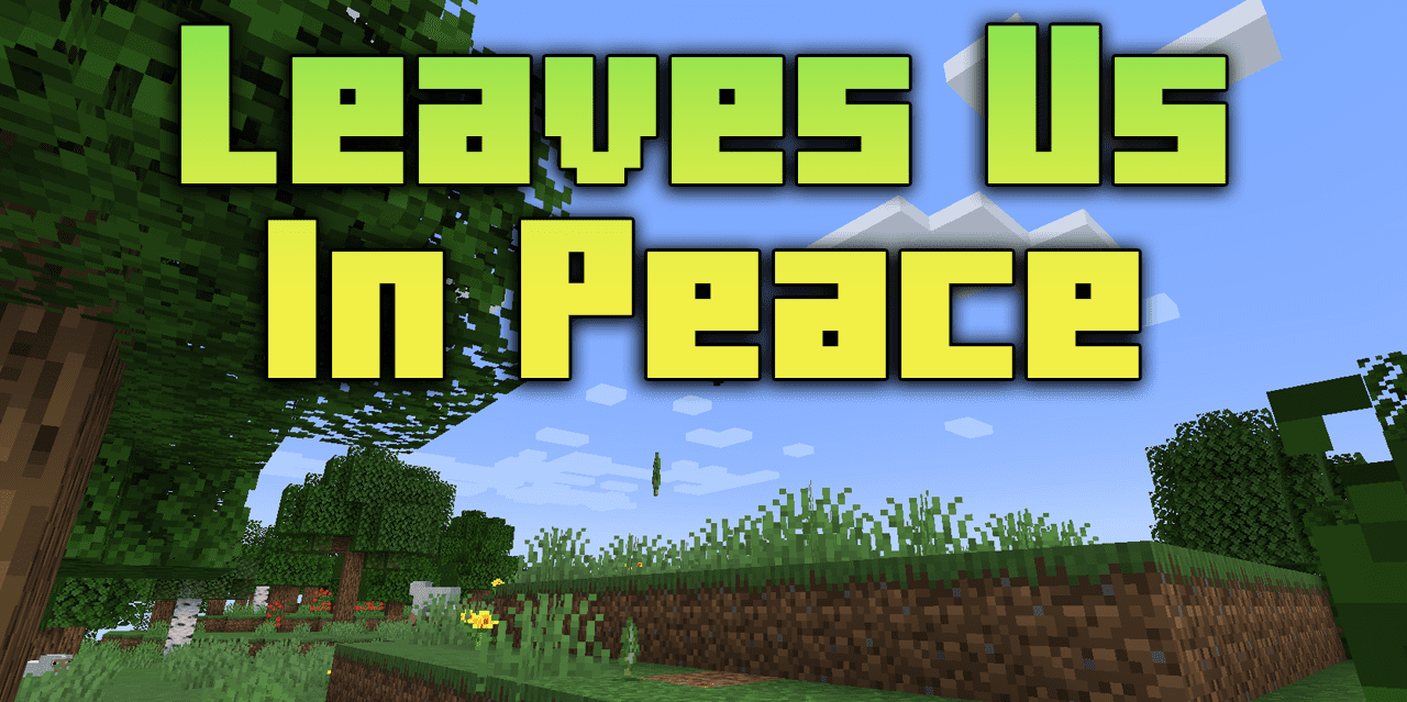 Leaves Us In Peace  1.20.2
