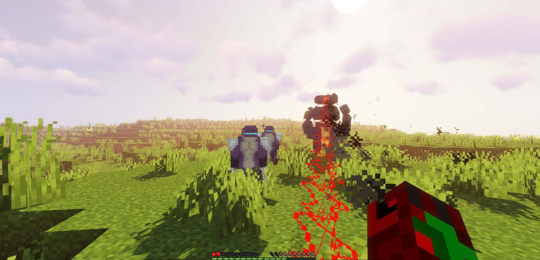Лемурианский каменный голем в стиле Risk of Rain для Minecraft
