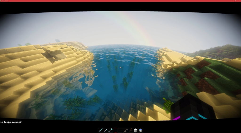 Реалистичная графика Minecraft с шейдерами LexShino, красивые тени и свет