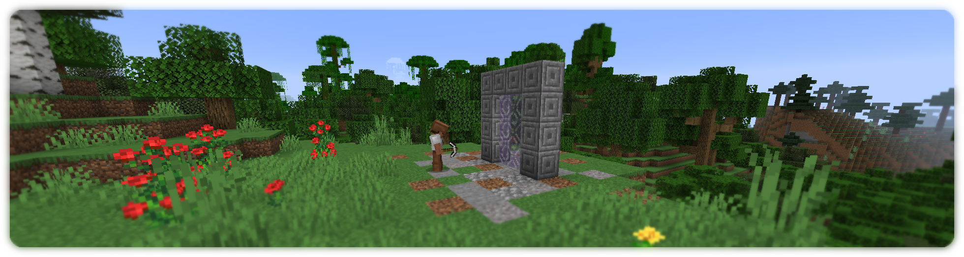 Интерфейс крафта в Minecraft с рецептами верстака, печи и меча