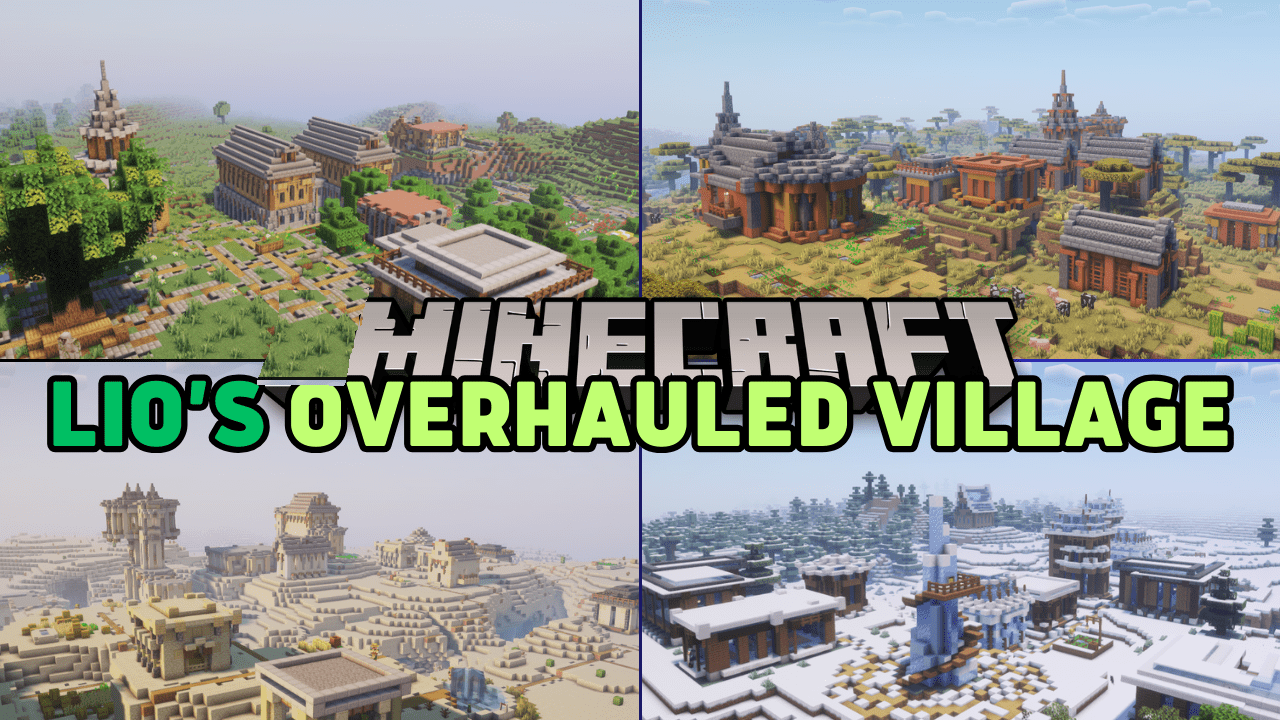 Lio’s Overhauled Villages для Minecraft 1.21.4