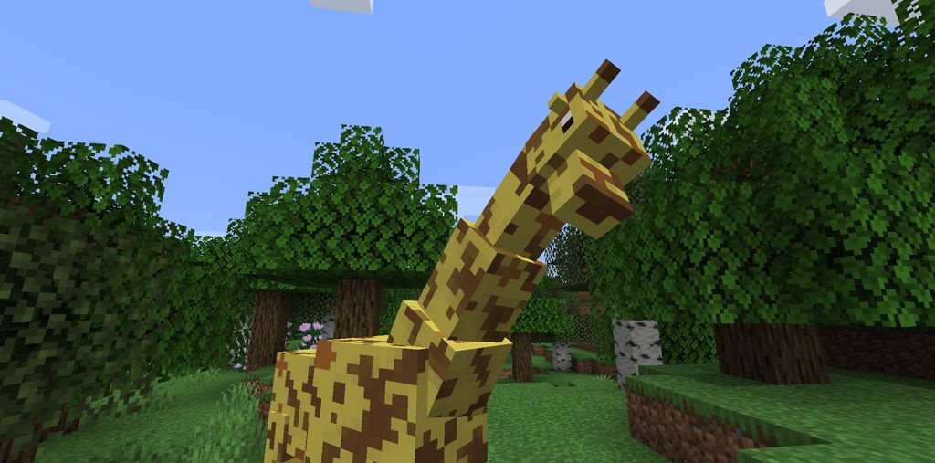 Реалистичные модели животных в Minecraft благодаря Living Things Mod