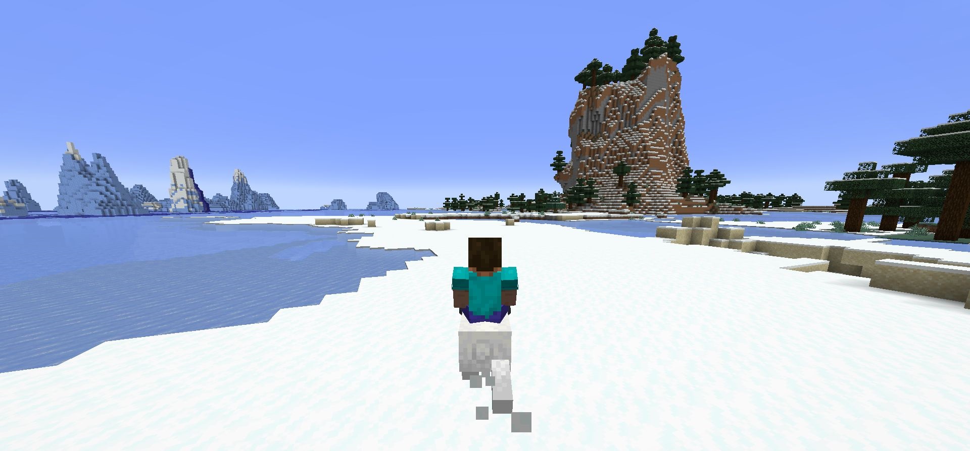 Группа лам с разной расцветкой в моде Llama Steeds для Minecraft