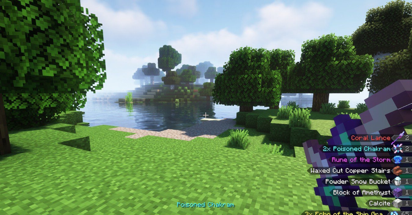 Сравнение интерфейса с модом и без него в Minecraft