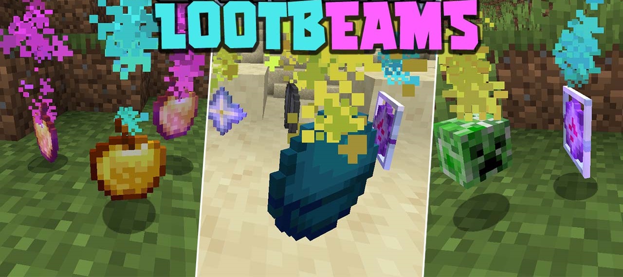 Lootbeams для Minecraft 1.21.3