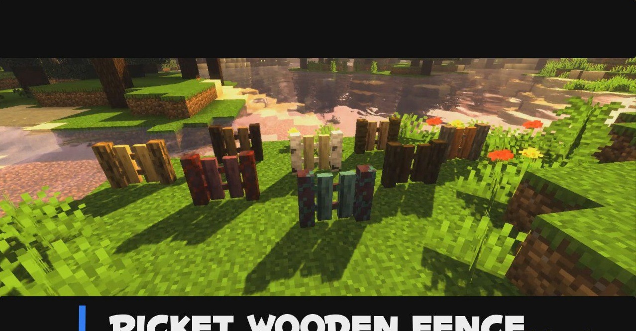 Каменные стены и металлические ограждения из Macaw’s Fences and Walls в Minecraft