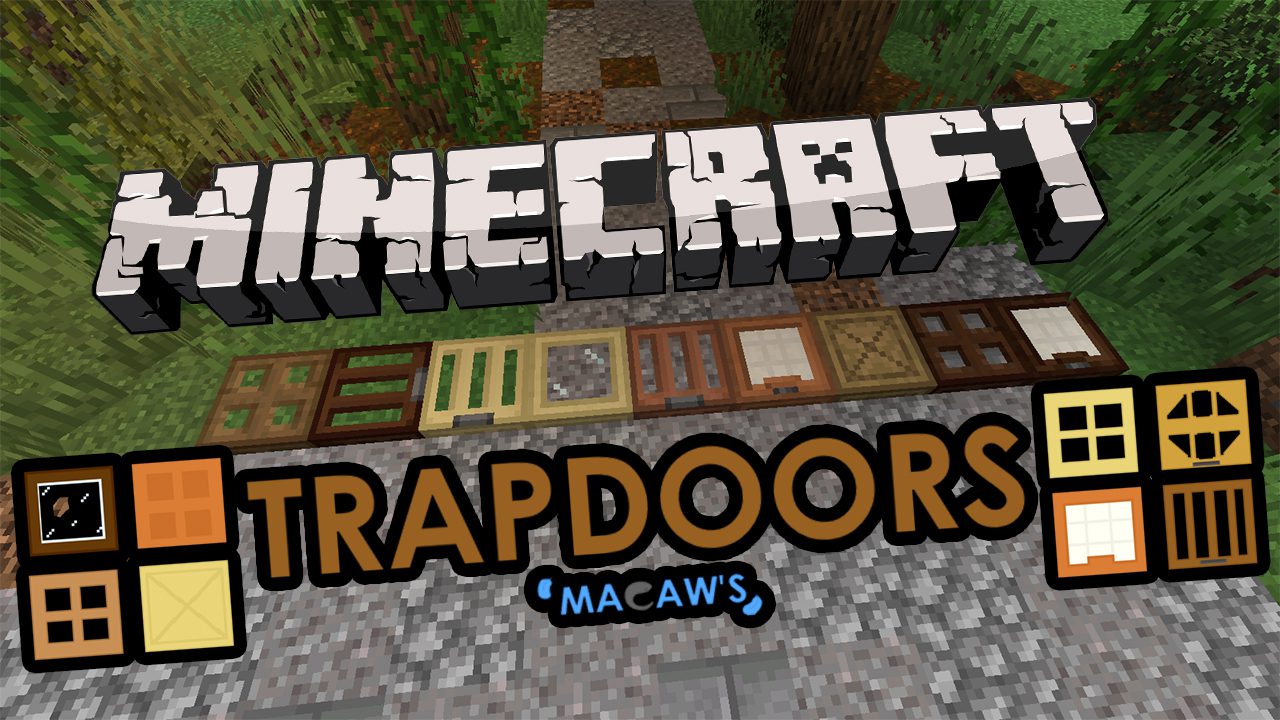 Macaws Trapdoors для Minecraft 1.20.6