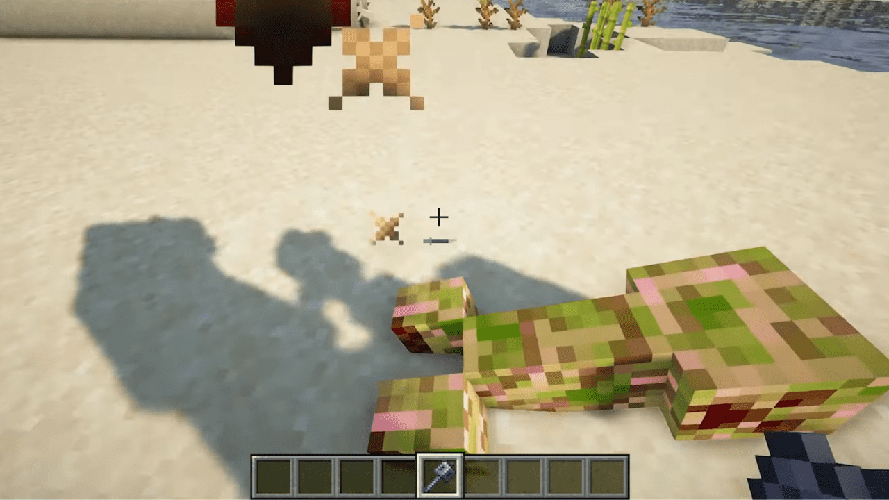 Крафт и интерфейс булавы в моде Mace Port для Minecraft
