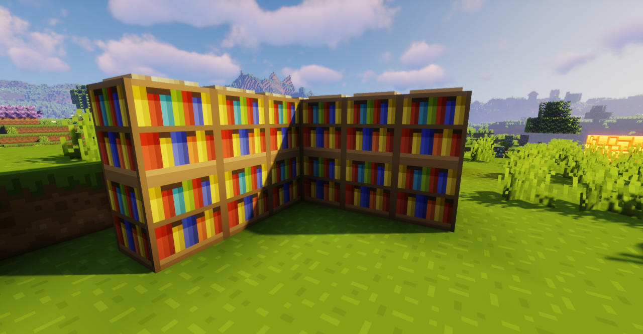 Крупный план текстур Mad Pixels для блоков в Minecraft