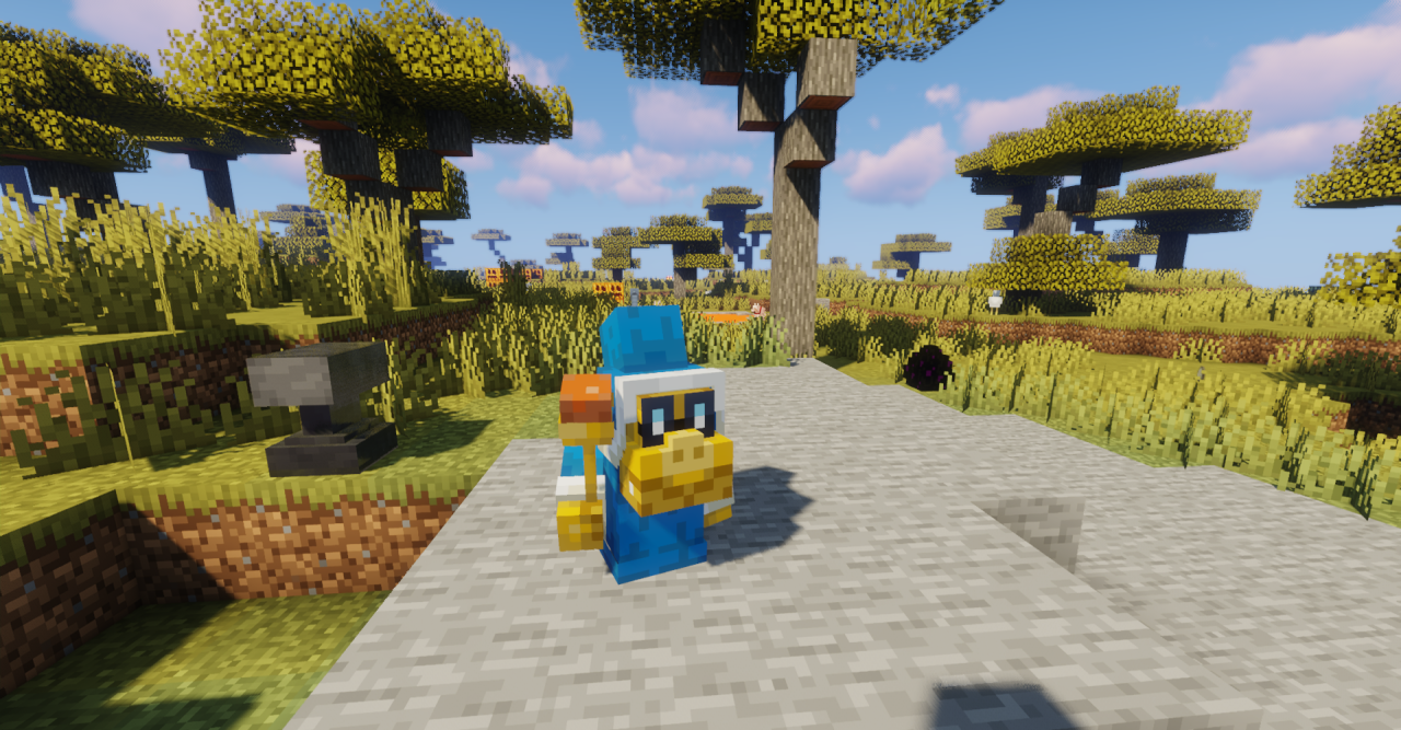 Сравнение ванильного Minecraft и версии с текстур-паком Magikoopa