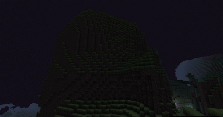 Крупный план персонажа в неоновых доспехах из модифицированного Minecraft