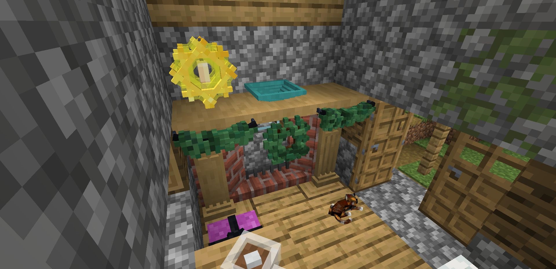 Minecraft с модом ManyIdeas Christmas: праздничные постройки и снежные ландшафты