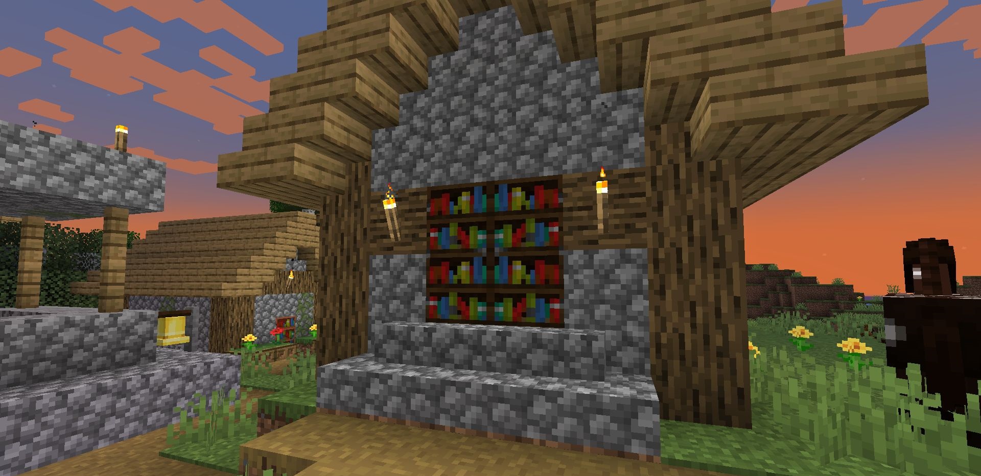 Декоративные арки и скрытые двери из ManyIdeas Doors в Minecraft