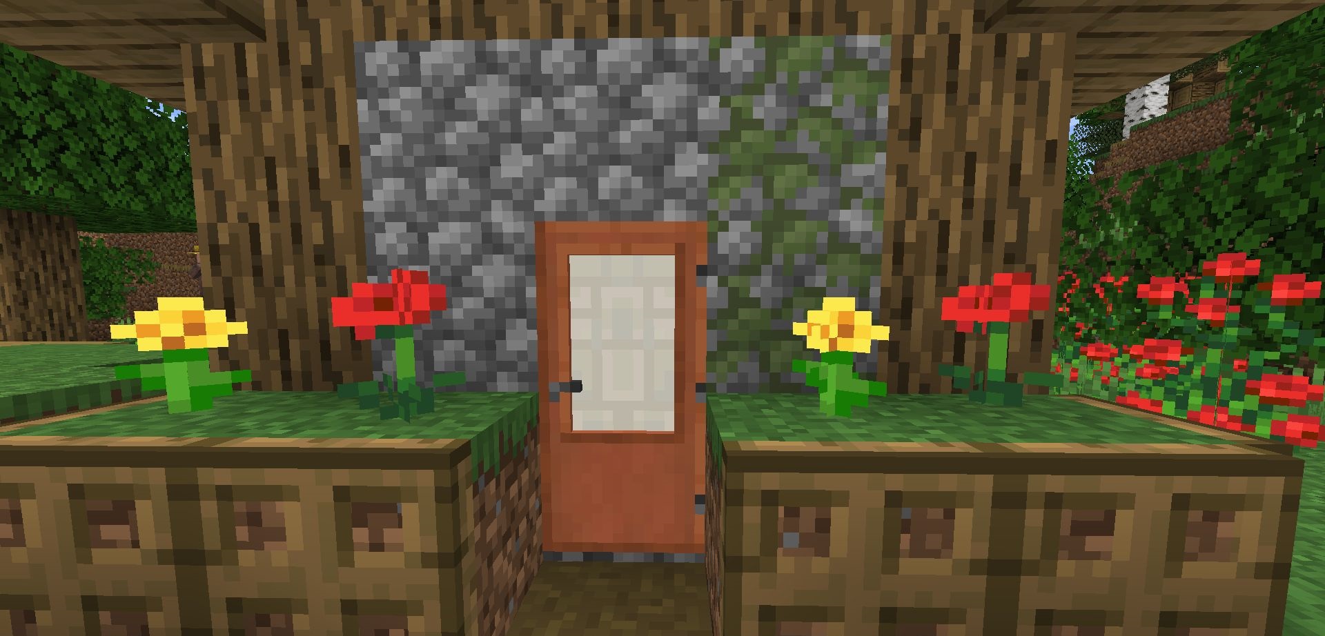 Разноцветные двери в моде ManyIdeas Doors для Minecraft