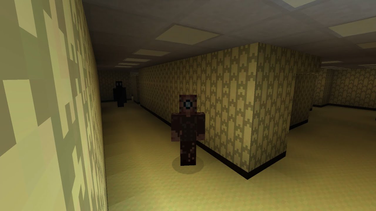 Красивый пейзаж в Minecraft с горным биомом и закатом