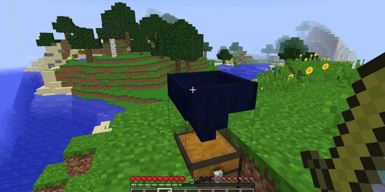 Генератор ресурсов в Minecraft с автоматической системой дропа