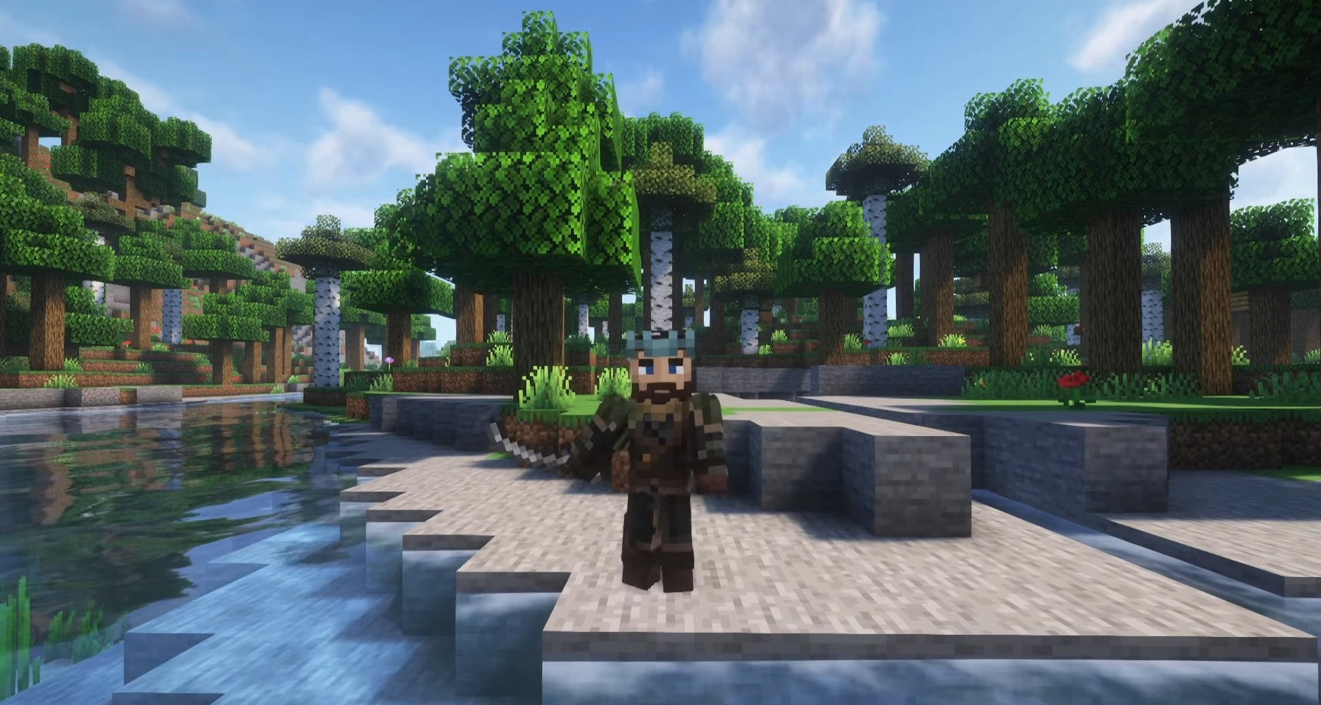 Катаны и самурайские доспехи из мода Max’s Armory в Minecraft
