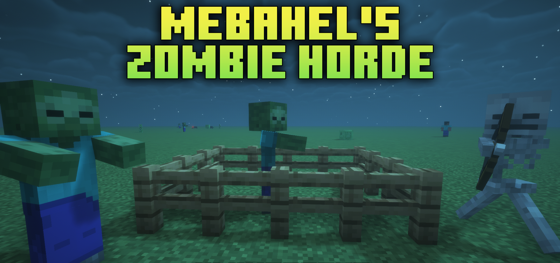 Mebahel’s Zombie Horde для Minecraft 1.21.3