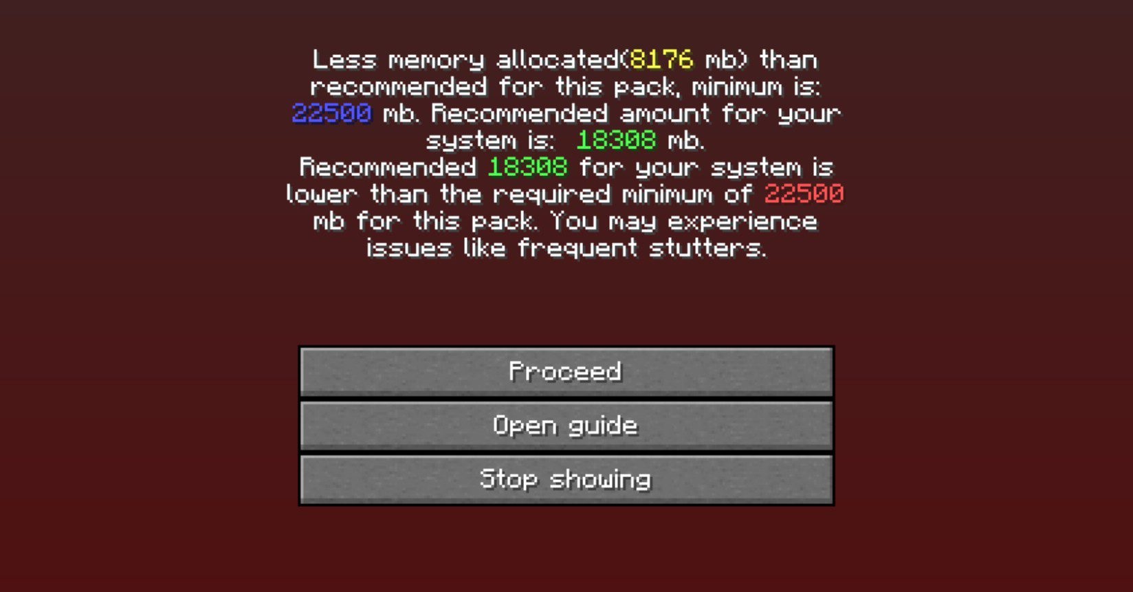 График использования памяти в Minecraft с Memory Settings Mod и без него
