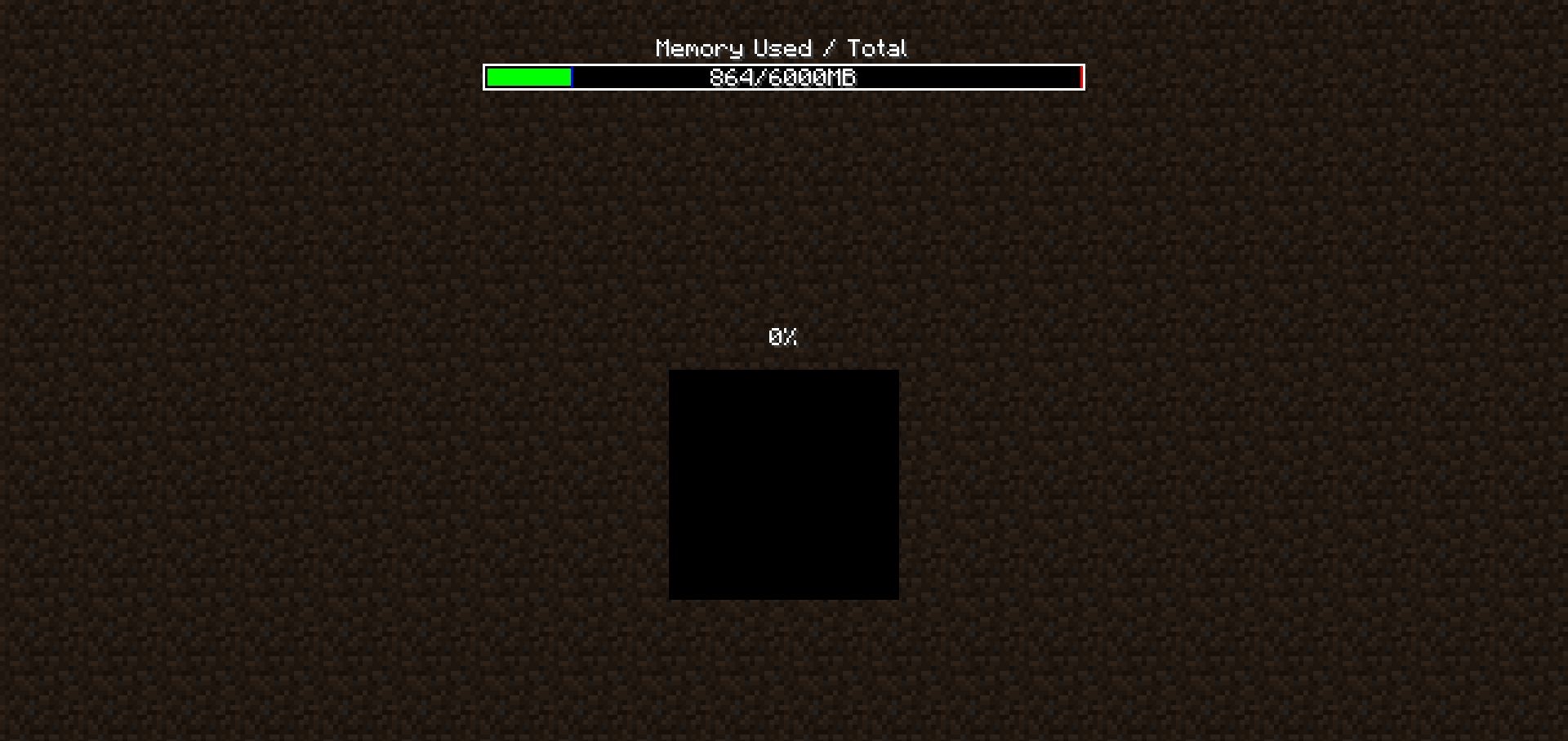 Настройки мода Memory Usage Screen в меню Minecraft