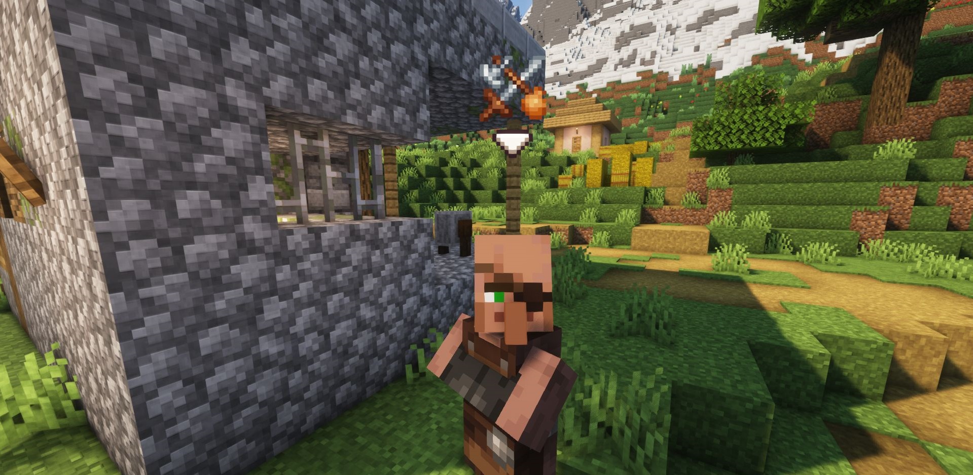 Настройки конфигурации мода Merchant Markers в меню Minecraft