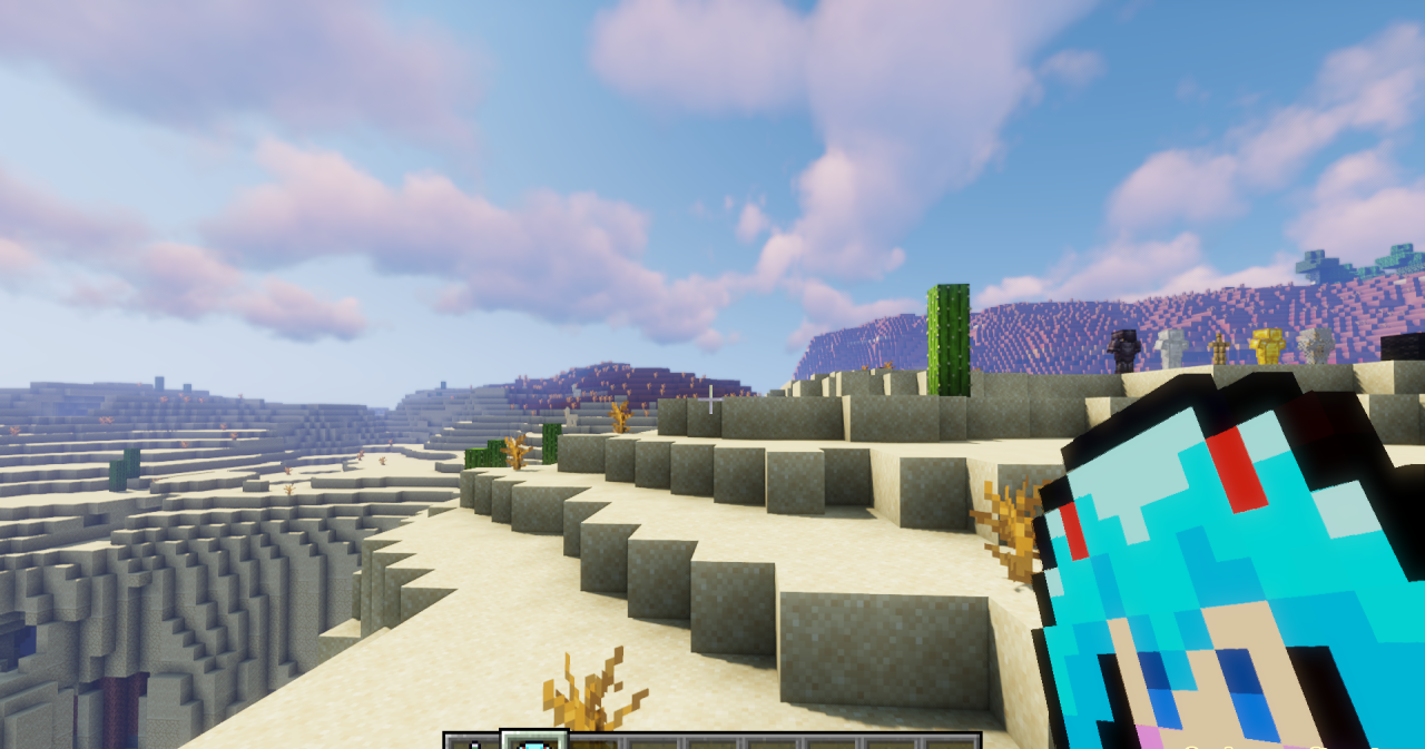 Miku Totem в действии: анимация спасения игрока от смерти в Minecraft