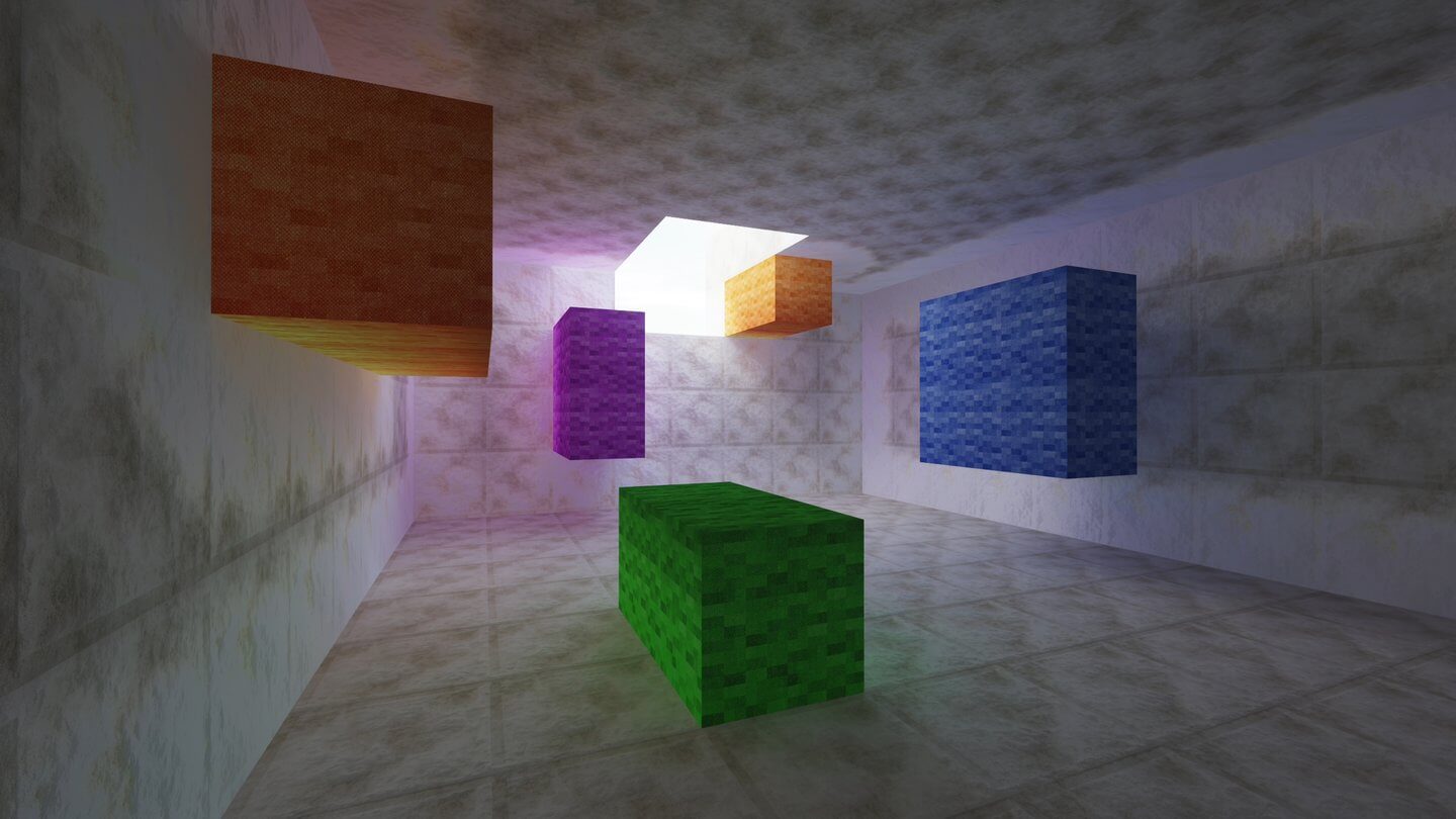 Реалистичное освещение в Minecraft благодаря шейдеру Path Tracing