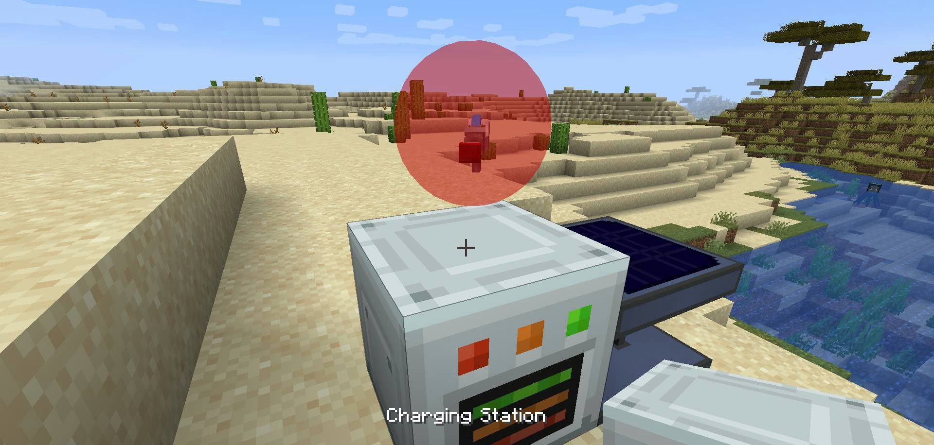 Интерфейс настройки лазерного инструмента в Minecraft