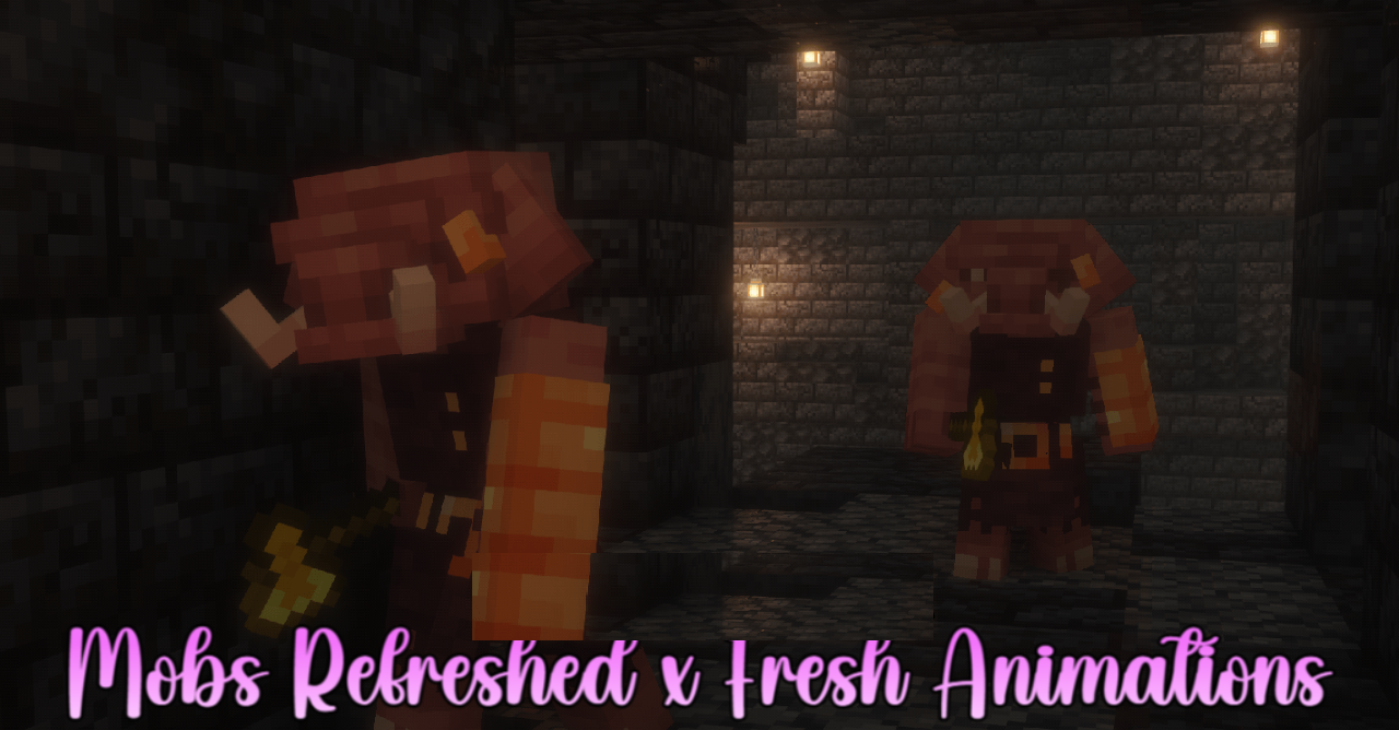 Mobs Refreshed x Fresh Animations  1.21.3